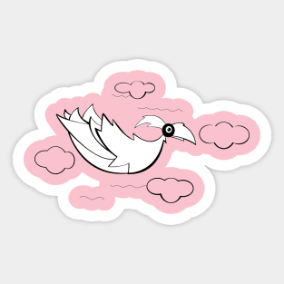 king bird Sticker